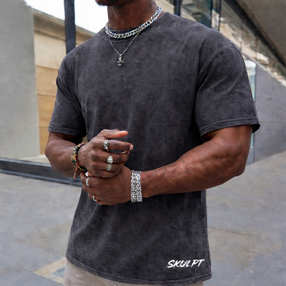 Skulpt Acid Wash Tee