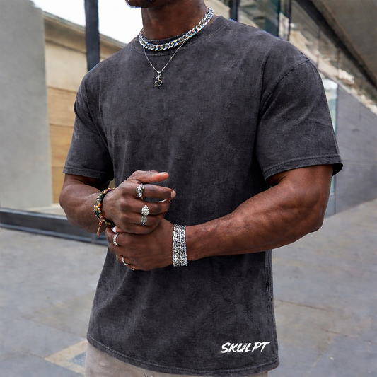 Skulpt Acid Wash Tee